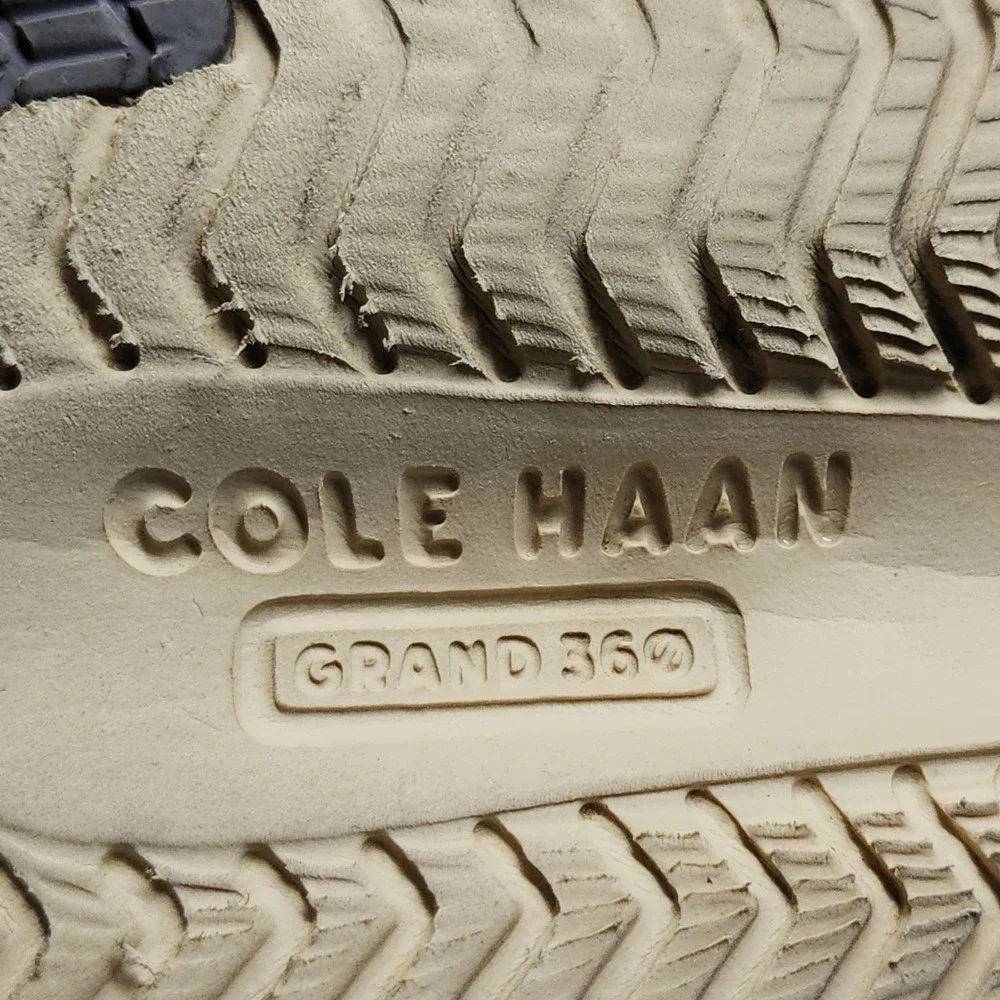 Cole Haan GrandPro 360 Topspin 8W Mens Grey Suede Low Top Sneakers C36116‎ Wide